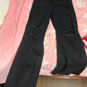 Wax Jean Black Denim Pants